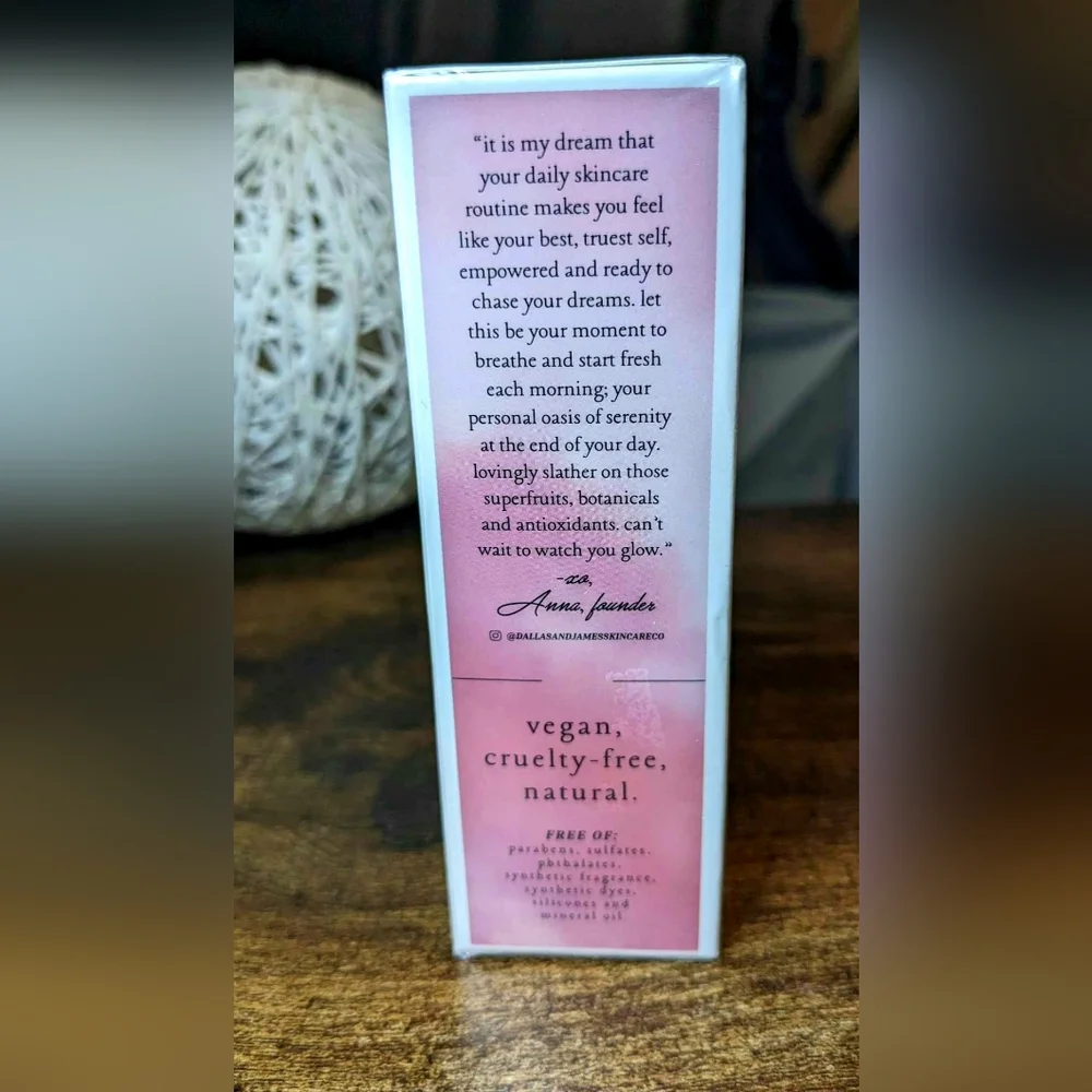 5/75$ Dallas & James Skincare Co. Watermelon Dream Overnight Retinol Oil - Picture 4 of 13